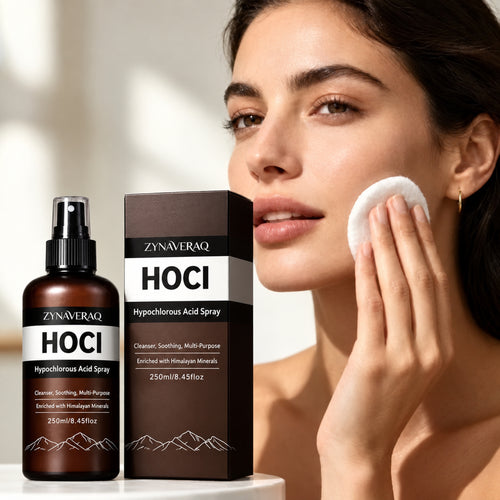 HOCI Hypochlorous Acid Spray photoreal restored skincare product image